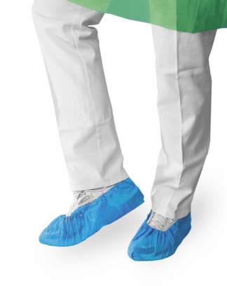 Einmalüberschuhe 41x15cm blau (VPE: 10x100Stück)