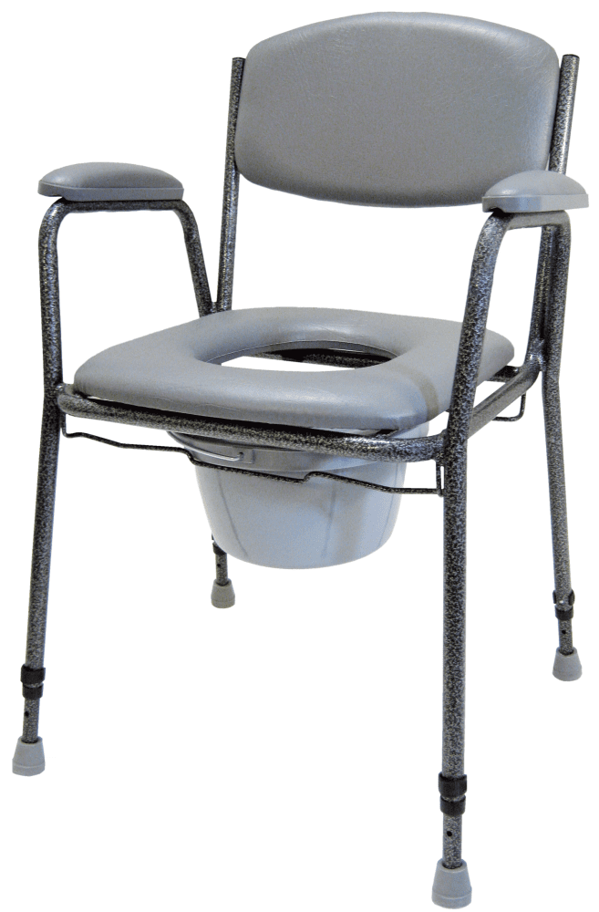 Toilettenstuhl TS 130, grau nur in 2er Schritten bestellbar – Bild 3