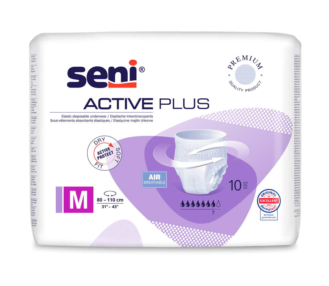 Einweginkontinenzslips Seni Active Plus medium (1 Karton: 8x10 Stück)