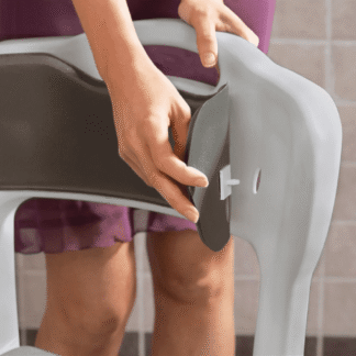 Softrücken für Dusch- und Toilettenrollstuhl Clean, grau
