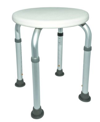 Duschhocker EXTRA 8-fach höhenverstellbar, weiß
