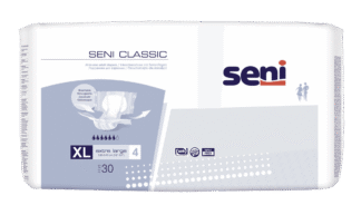Inkontinenzhosen Seni CLASSIC XL, Hüfte 130-170 cm (1Karton: 4 x 30 Stück)