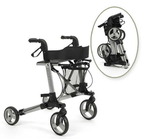 Rollator Quadri-Light, silber