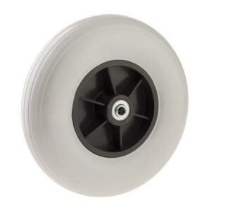 Rad für Rollatoren mit Kugellager- Rippenfelge TPE 200x50 Nabenlänge 62mm