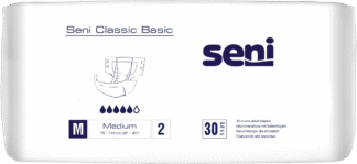 Inkontinenzhosen Seni CLASSIC BASIC M, Hüfte 75-110 cm (1 Karton: 4 x 30 Stück)
