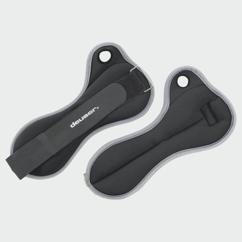 Gewichtsmanschette Deuser Handgelenk 0,5kg schwarz (Paar) – Bild 2