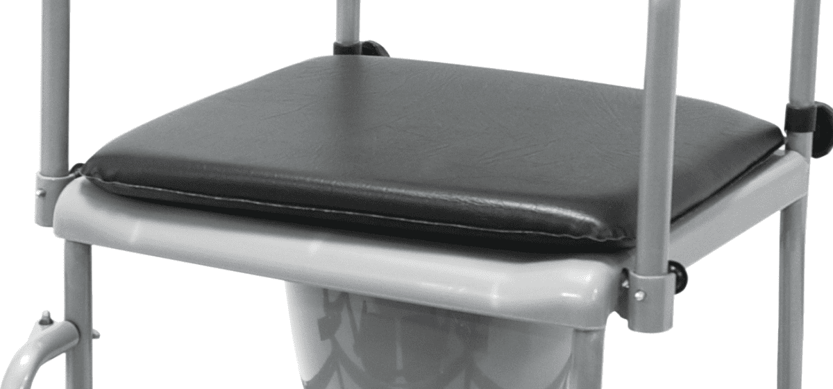 Sitzpolster für Toilettenrollstuhl TRS 130, schwarz