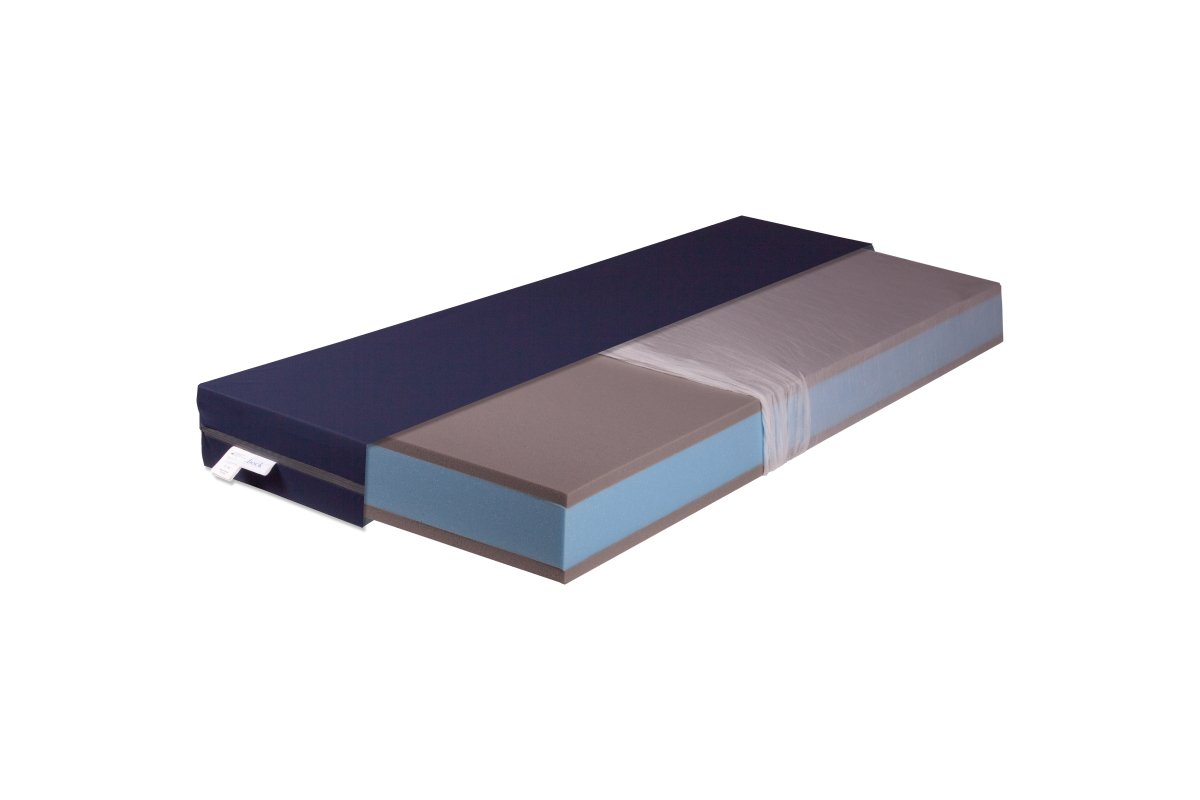 Schwerlastmatratze XXL bis 200kg,120x200x18cm inkl.Bezug