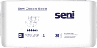 Inkontinenzhosen Seni CLASSIC BASIC XL, Hüfte 130-170 cm (1 Karton: 4 x 30 Stück)