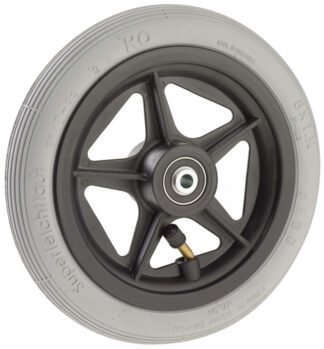 Komplett-Rad, luftbereift 200x30 mm Nabenlänge 60 mm grau