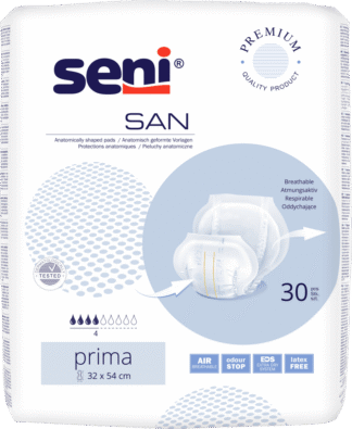 Inkontinenzvorlagen Seni San Classic Prima (1 Karton: 4 x 30 Stück)