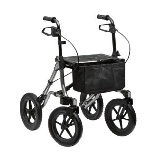 Rollator TAiMA XC, PU-bereift, Netz und Stockhalter, oasisgrün-metallic (Dietz)