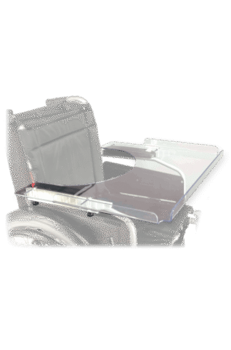 Therapietisch 5KVS, 5 mm, universell, mit 3-seitiger Kante bis max. Sitzbreite 51