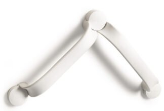 Flex Erweiterung/Klebemontage 30 cm, weiß, max. Belastbarkeit 100 kg (VPE: 1 Stück)
