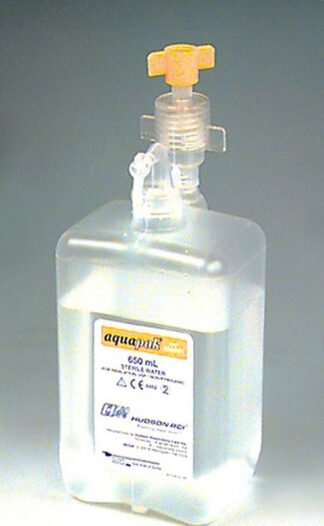 Aquapak Sterilwasser-Behälter 650 ml, Anfeuchtersystem für Sauerstoffgeräte  {S}