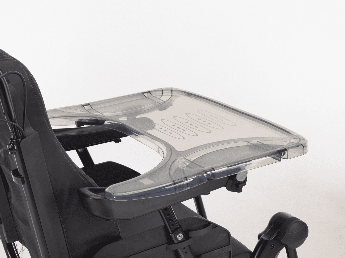 Multifunktions- und Lagerungsrollstuhl Rea Clematis Pro mit Theraphietisch perlmuttbeige – Bild 4
