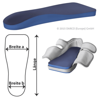Weichbettungseinlegesohle, Relief Contour Insole Herren