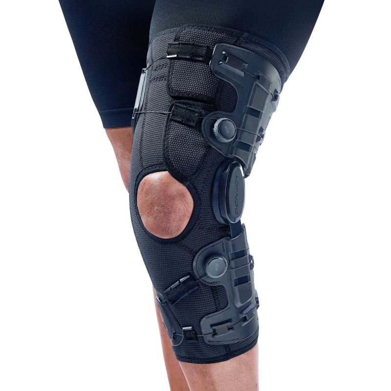 Knieorthese DONJOY OA GO medial links/lateral, schwarz