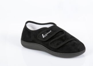 Reha Halbschuh 476-20Z3, mit 2 Klettverschlüssen, schwarz