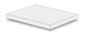 Extrafoam Hard Platte, 95x95 cm weiß