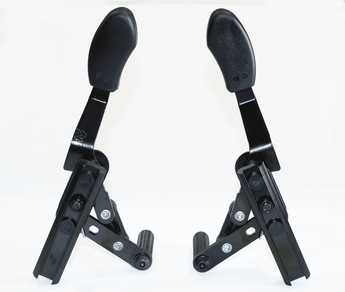 Kniehebelbremse 85mm komplett B+B-Stühle