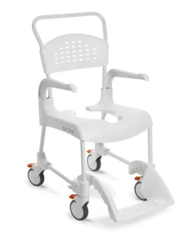 Dusch- und Toilettenrollstuhl Clean, Belastbarkeit 130 kg