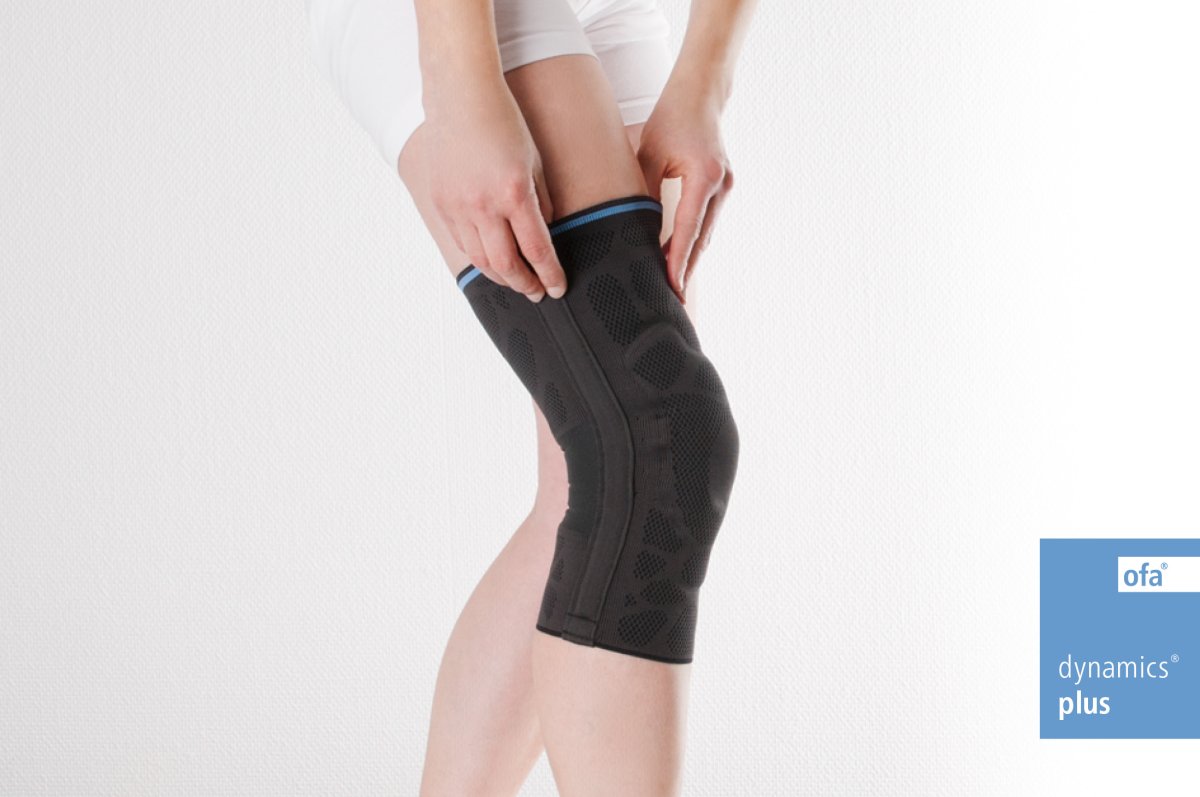Kniebandage Dynamics Plus, carbon – Bild 2