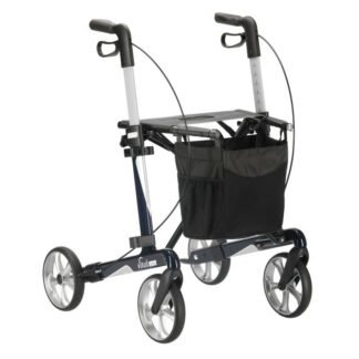 Rollator vital carbon, inkl. Stockhalter u. Stofftasche, max. 150 kg bel.