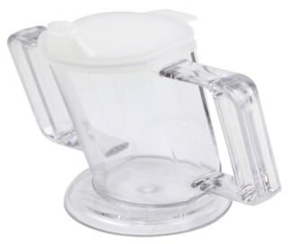 Trinkbecher HANDYCUP mit Tee-Aufsatz und 2 Griffen