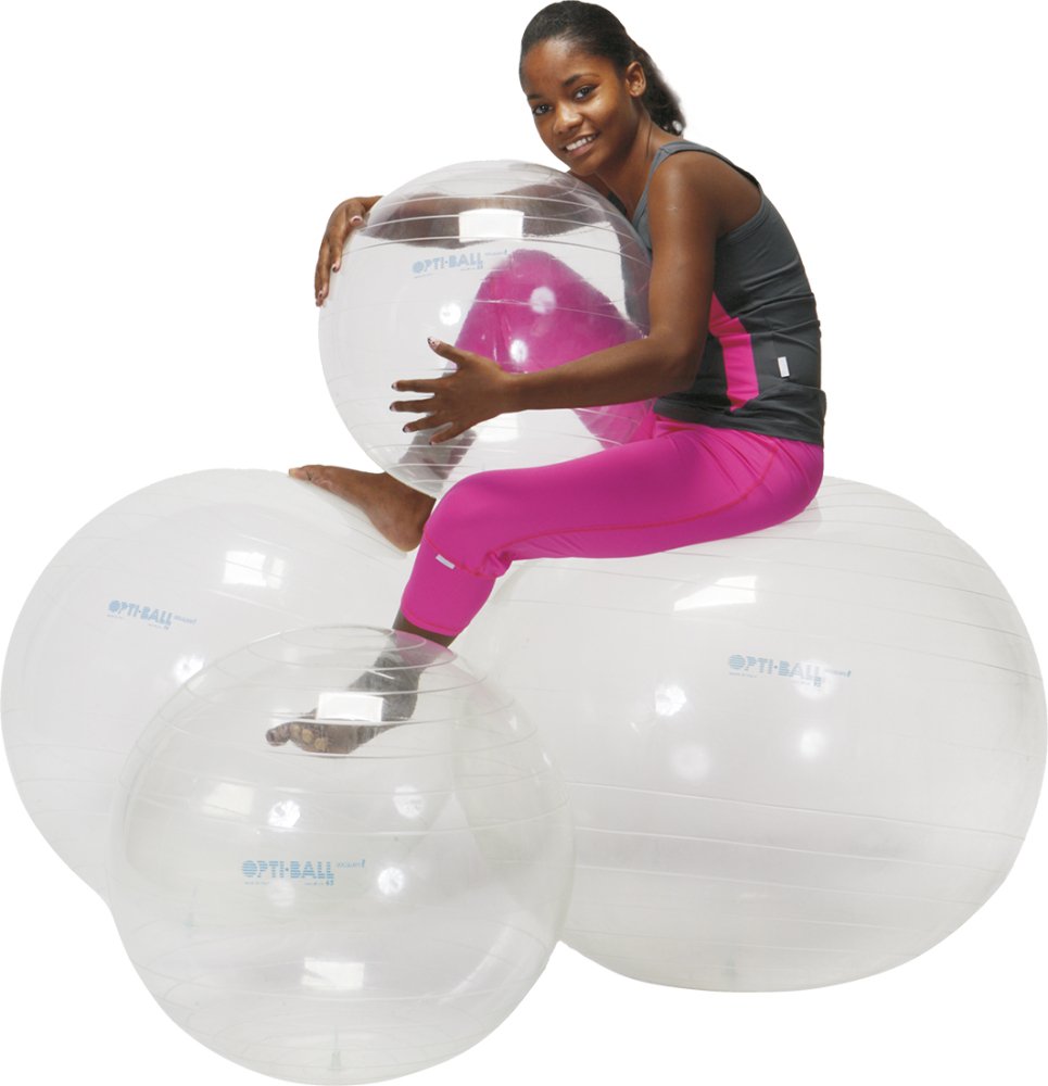 Gymnastikball Gymnic OPTI transparent