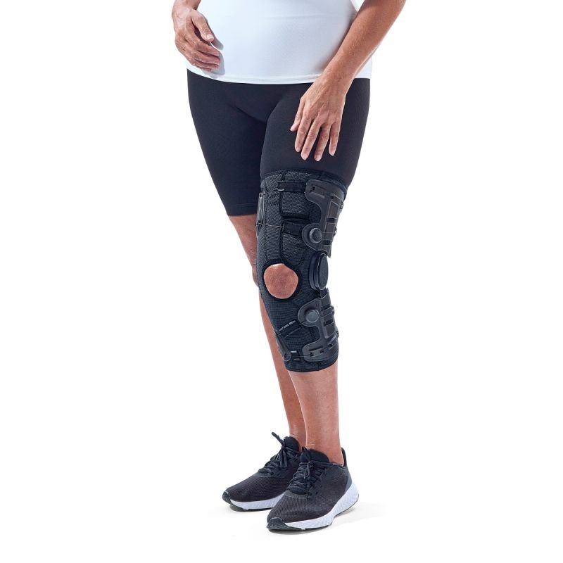 Knieorthese DONJOY OA GO medial links/lateral, schwarz – Bild 3