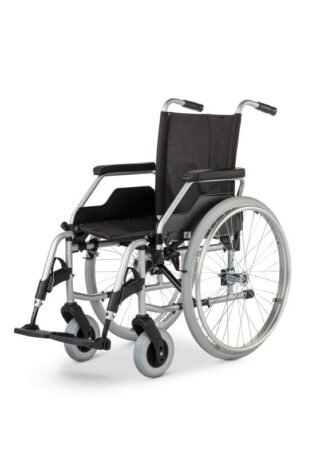 Rollstuhl Budget 9.050, Steckachse, Seitenteile 577, silverline, PU