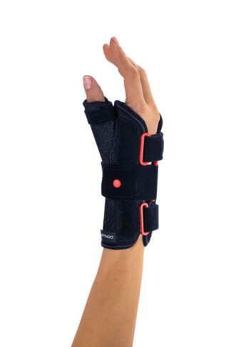 Handgelenkorthese DONJOY ManuForm+ schwarz-rot