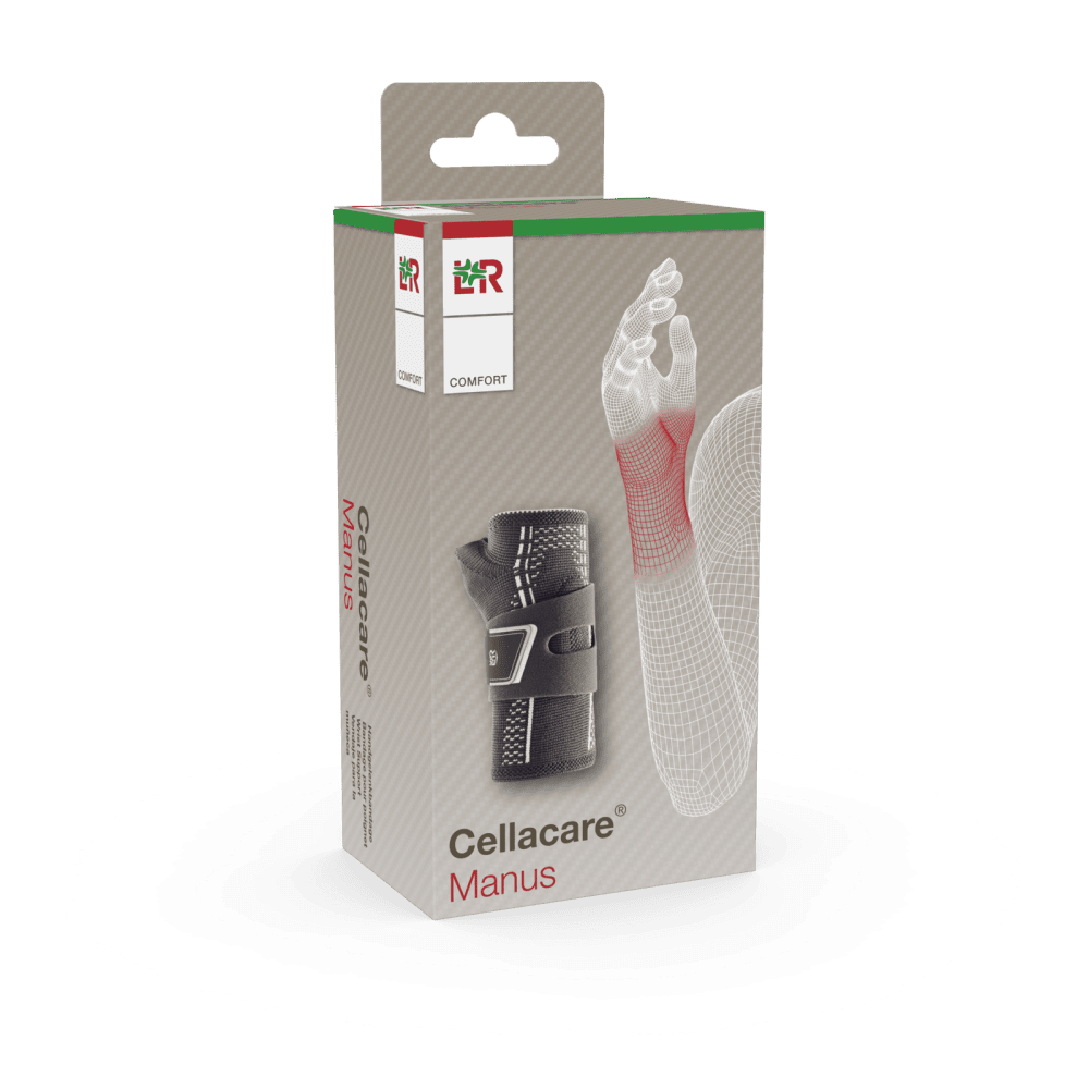 Handgelenkbandage Cellacare Manus Comfort taupe-weiß – Bild 2
