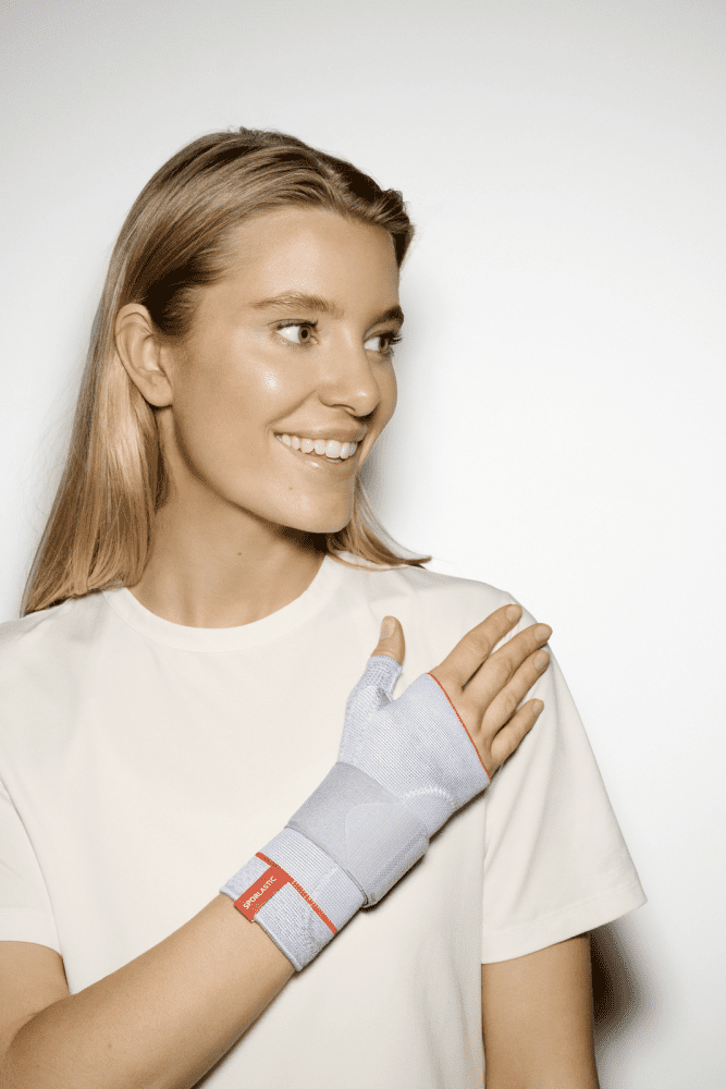 Handgelenkbandage MANUDYN POLLEX platinum