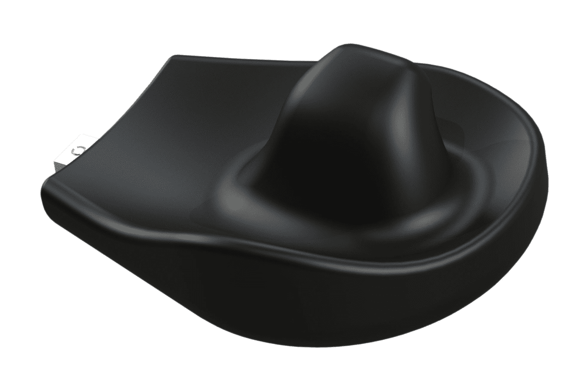 HEMI-System Handauflage mit anatomischem Griff schwarz – Bild 2