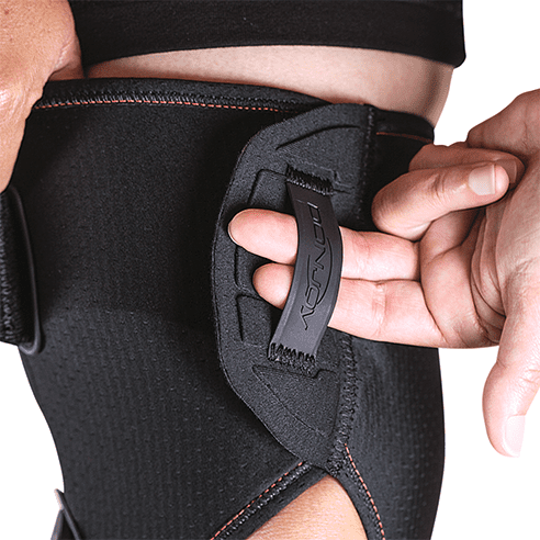 Knieorthese DONJOY Clima-Flex OA medial links/ lateral rechts, schwarz – Bild 2
