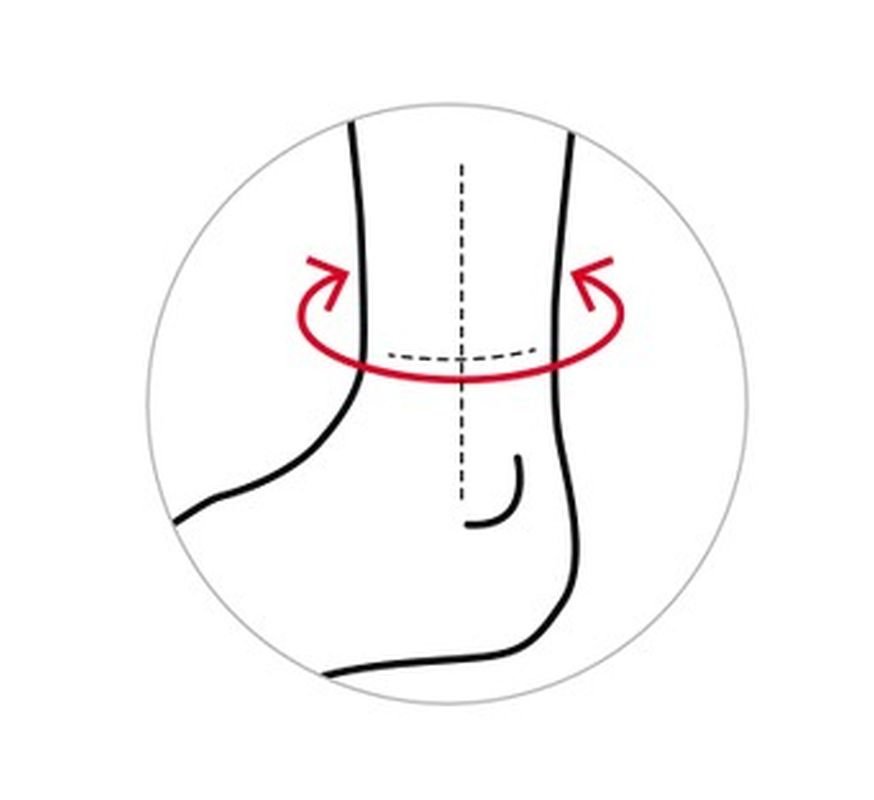 Sprunggelenkbandage DONJOY MalleoForce Plus graphitgrau – Bild 2