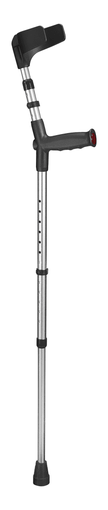 Unterarmgehstützen BIG XL Ergo Hartgriff (Paar) bis 150 kg, Clipverstellung – Bild 3