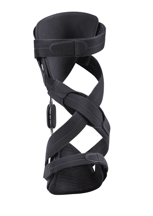 Knieorthese Unloader One X lateral, schwarz – Bild 2