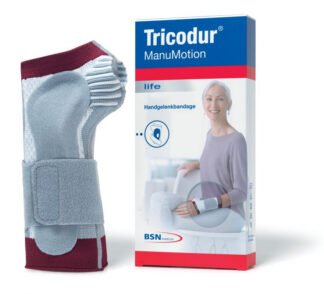 Handgelenkbandage Actimove ManuMotion weiß/grau/rot