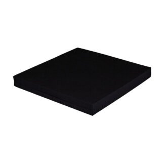 Sitzkissen Höhe: 5 cm, PU-Schaumstoff, inkl. schwarzem Baumwollbezug