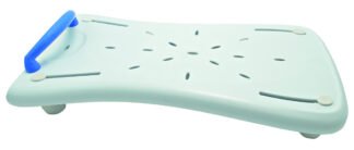 Badewannenbrett PLUS mit Haltegriff, weiß-blau