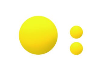 Handgymnastikball Schaumstoff gelb