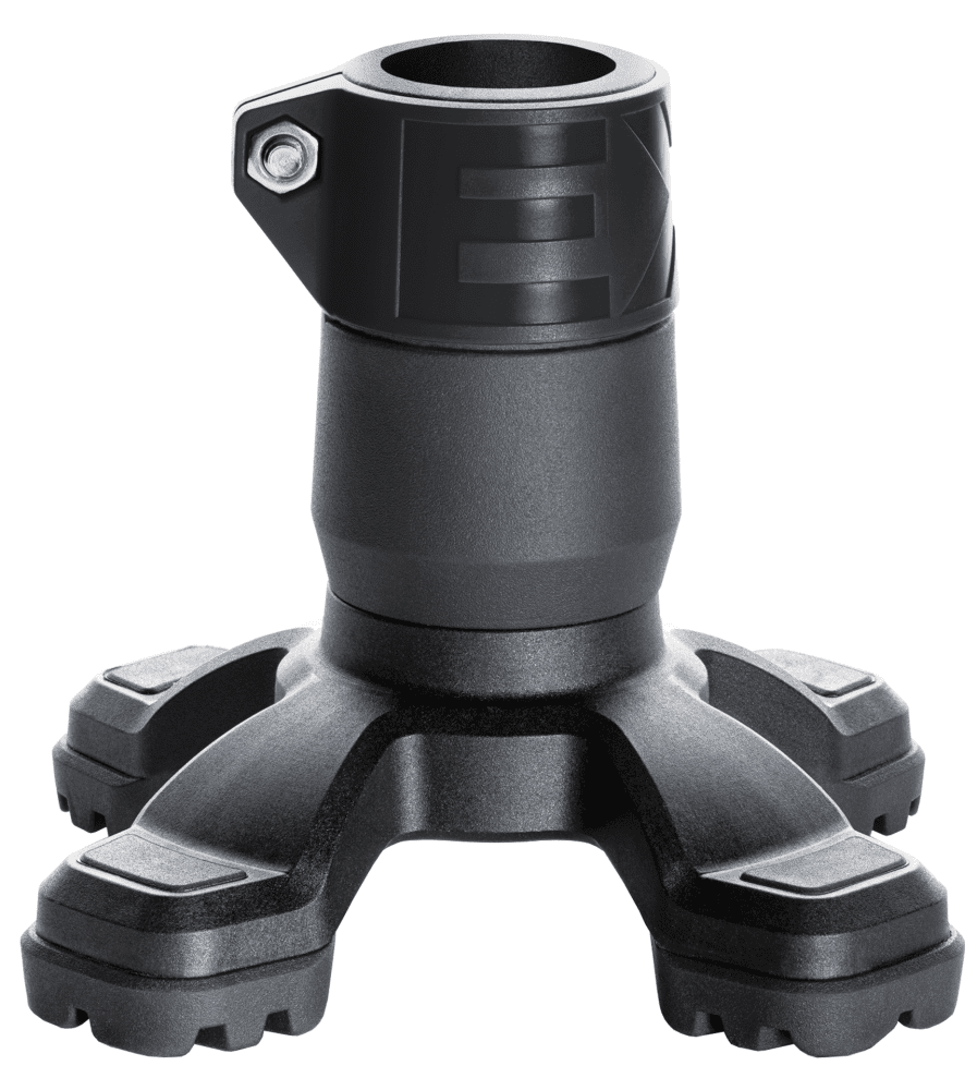 4-Punkt Gummikapsel Safety Foot, schwarz (VPE: 1 Stück)