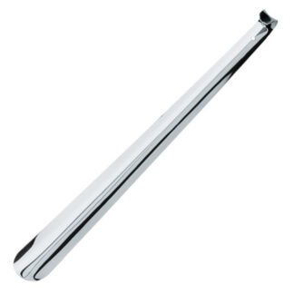 Schuhanzieher aus Metall silber, mit Haken