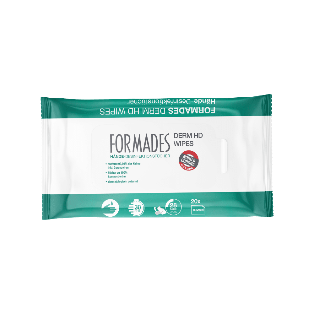 Händedesinfektionstücher FORMADES Derm HD Wipes (20 Stück)