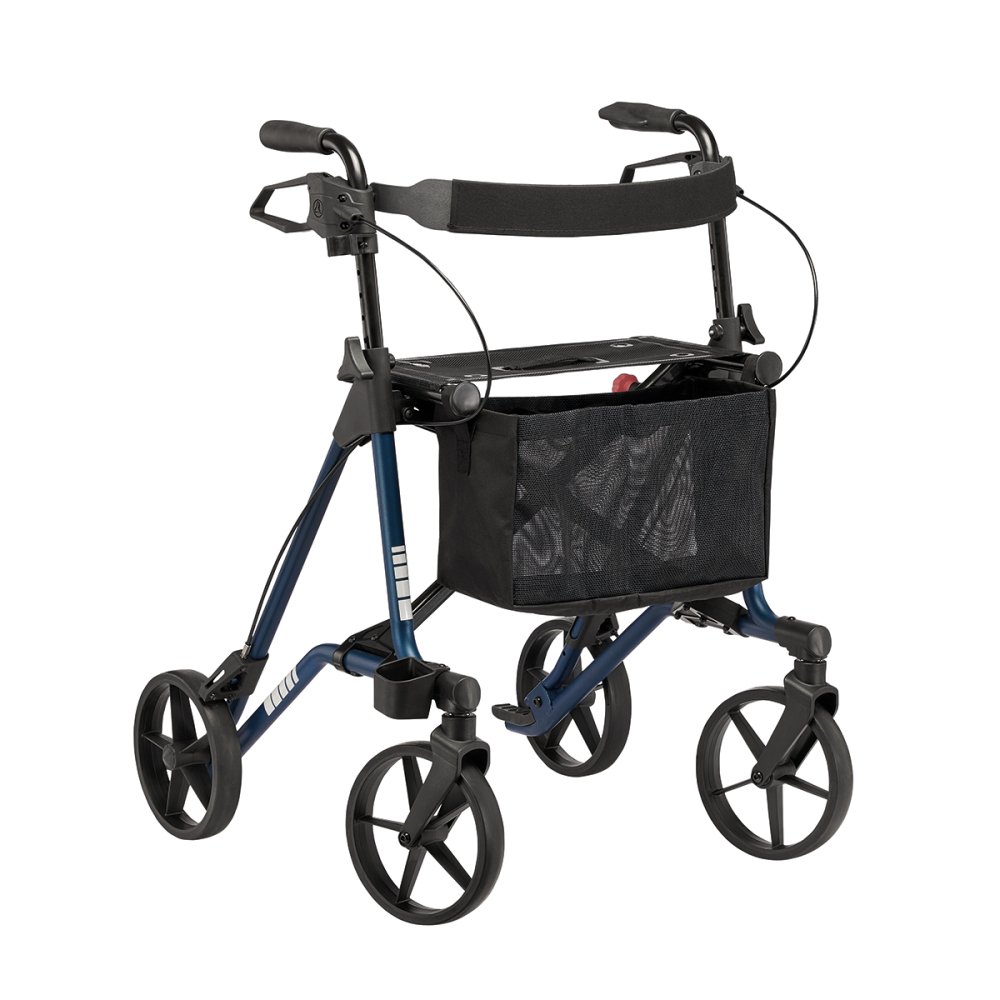 Leichtgewicht-Rollator TAIMA M-E mit Rückengurt und Tasche (Dietz)