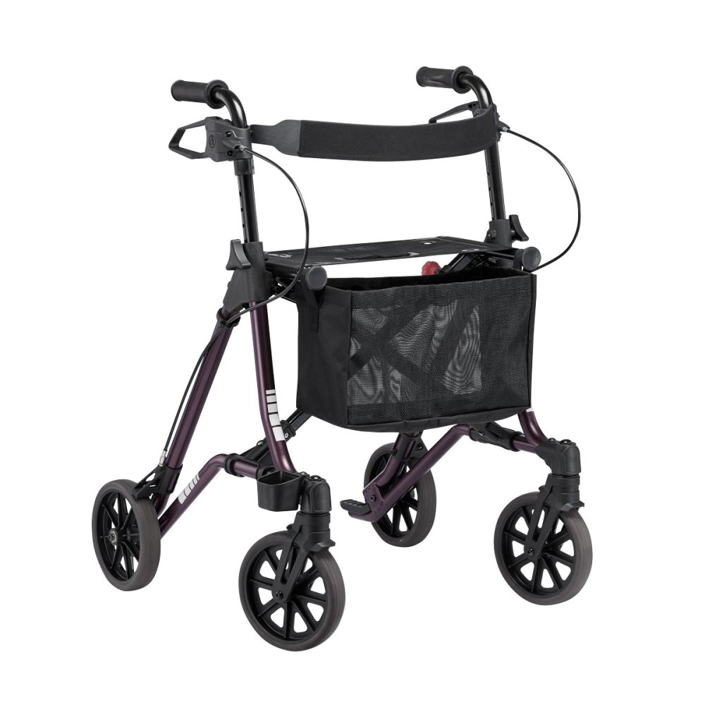 Leichtgewicht-Rollator TAIMA M2 mit Rückengurt und Tasche (Dietz)