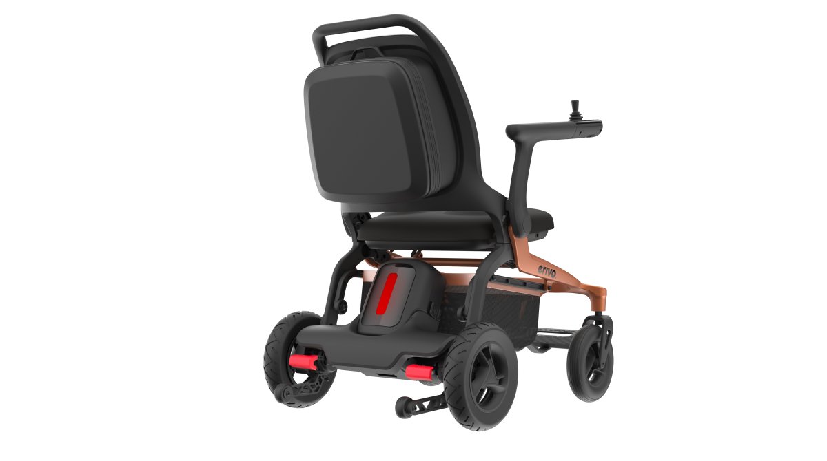 Elektrorollstuhl erivo Carbon, faltbar – Bild 3